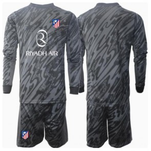 Billiga Atletico Madrid Målvakt Hemmatröja Barn 2024-25 Långärmad (+ Korta byxor)